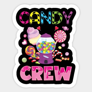 Candy Crew Costume Sweetie Candy Squad For Men Women Kids Sticker